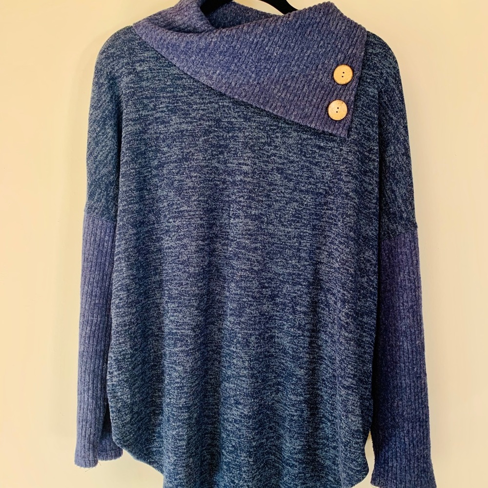 Chris & Carol Blue Sweater